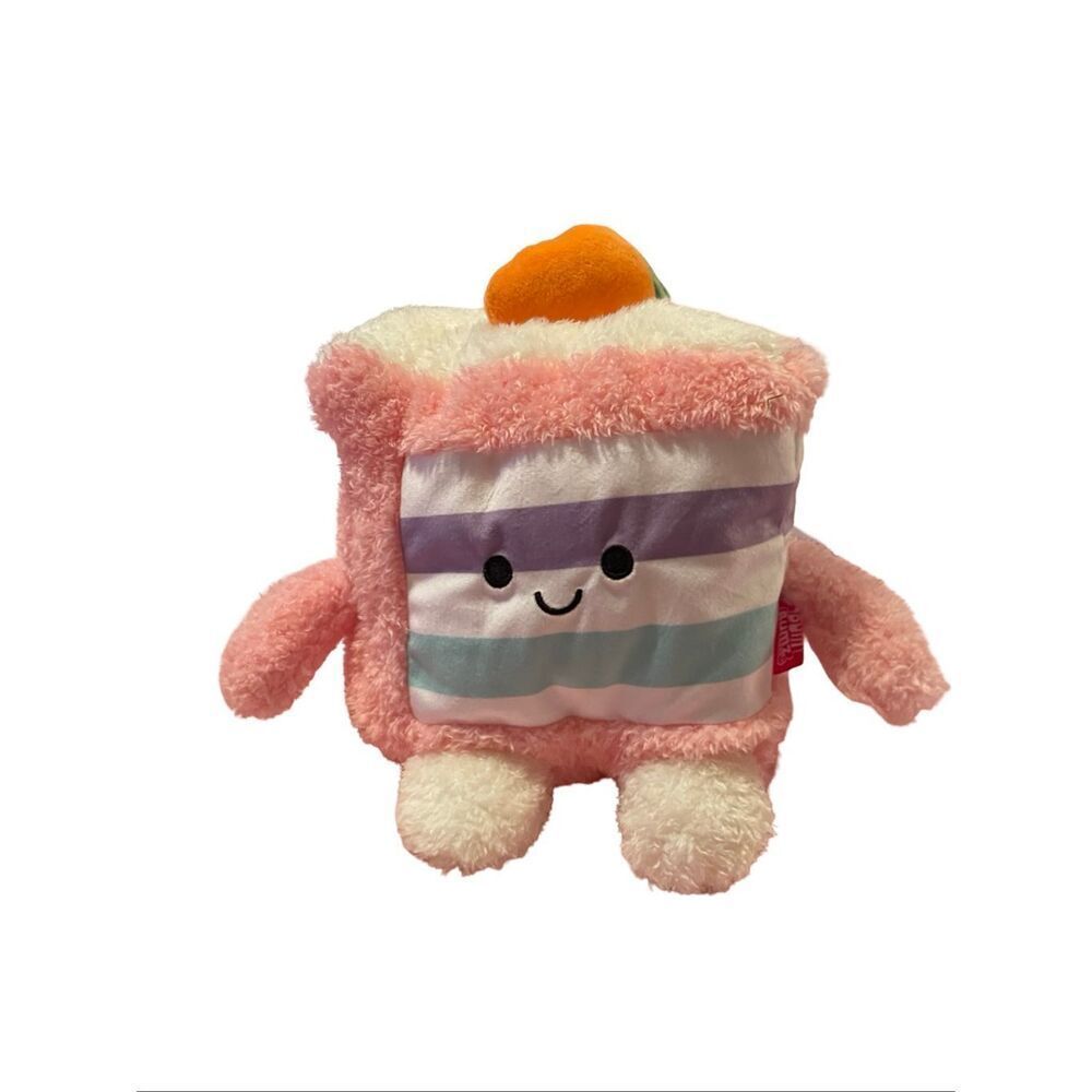 Bum Bumz By Russ Pink White Blue Chester The Carrot Cake Plush Stuffed Toy 7"